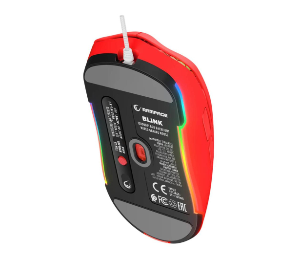 RAMPAGE Blink 12800 DPI RGB BLINK-RED - 1300689 - zdjęcie 5
